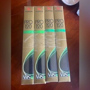 Fuji Pro Premium High Grade 120 Blank VHS Video Tape